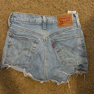 Levi’s light denim shorts